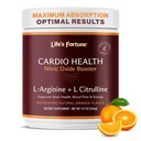 Life's Fortune 5000mg L- Arginina Supplement Powder & 1000mg L-Citrulline, High Potency Nitric Oxide Health Booster, Endurance, Workout Performance, Natural Orange Flavor (20 Serve)