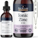 Per Se Labs Ionic Zinc Liquid - 10 mg ad alto assorbimento 240 Serve Liquido Gocce di zinco per adulti - Supporto immunitario Integratori di zinco per la cura della pelle - Vegan Zinc Sulfate Antiossidante Integratore alimentare - 2 Oz