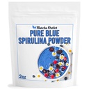 Polvere di Spirulina blu pura da Blue Green Algae Grande per Smoothies Cuocere Vegan Natural Food Coloring Phycocyanin 2 oz 57g Fino a 70 Servings