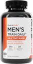 Regola 1 R1 Treno Uomo Quotidiano - 180 Compresse - Sport Multivitamina con Aminos, Antiossidanti, Enzimi & Superfoods - 60 Serve
