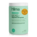 Hilma Daily Fiber and Digestive Enzymes, Polvere di supplemento di fibra con prebiotici e enzimi formulati con Psyllium Husk e Acacia, Gluten Free, Vegan, FSA Eligible, Supporto digestivo, 30 Servings