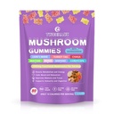 Integratore di funghi Gummies con Ashwagandha e Lions Mane, Maitake, Turchia Tail, Reishi, Chaga, Shiitake, Cordyceps Nootropic Brain Supplement per Focus, Memoria, Immune, Supporto e Stress Relief