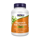 NOW Foods Pygeum & Saw Palmetto 120 Softgel (Pacchetto di 2)
