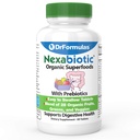 DrFormulas Organic Prebiotic Fiber for Constipation Relief | Nexabiotic Superfood Tabs for Probiotic Digestive Health, 60 compresse