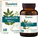Integratore Himalaya Quercetin per il supporto bioflavonoide basato sulle piante e il benessere quotidiano, supporto antiossidante e immunitario, 500 mg, non OGM, 60 Caplets vegetariani, 2 mesi di alimentazione