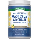 Polvere di glicinato del magnesio della verità della natura | 6 oz | Aroma di limone | Alto assorbimento | Vegan, Non OGM, Integratore senza glutine