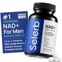 NAD+ Integratori per Uomo – Integratori per la Salute Prostatica Nitrica Ossido per Uomini con Resveratrolo, CoQ10, L Citrullina e Licopene per Antiinvecchiamento, Stamina e Supporto per Energia Cellulare 60 Capsule