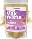 XPRS Nutra Organic Milk Thistle Seed Powder - Latte Premium Polvere di Thistle Ricco di Silymarin e Antiossidanti - Latte Thistle Seeds Support Liver Health - Vegan Friendly Milk Thistle Organic (16 oncia)