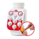Pill Popper Medication Tracker, Daily Pill Reminder, Small e Portable Memory Aid with Buttons, Attacchi a Pill Container, Tracce fino a 3 Dose al giorno, Multicolor, 3-Pack - Facile da usare Prodotti