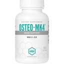 NBI Osteo-MK4 Bone Support | Vitamina D & K Complex | 45mg Vitamin K2 (MK4) per una forte salute e funzione Bone | 60ct Veggie Capsule