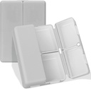 FYY Daily Pill Organizer, 7 scomparti Portable Pill Case Travel Pill Organizer,[Folding Design] Pill Box per Purse Pocket per tenere Vitamine,Cod Liver Oil,Supplements and Medicine-Grey