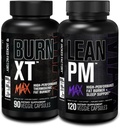 Jacked Factory Burn-XT Max - termogenic Fat Burner & Appetite Suppressant (90 capsule) & Lean PM Max Perdita di peso ad alta efficienza, Fat Burner, & Appetite Suppressant (120 capsule)