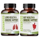 Integratore per la salute polmonare e il supporto immunitario - Pulite polmonare e disintossicazione con vitamine dell'immunità per polmoni migliori, difesa immunitaria, polmoni trasparenti e respirazione profonda compreso Quercetin & Cordyceps. Fornitura di due mesi