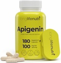 LongLifeNutri Apigenin 100mg – Bioflavonoide naturale da Estratto di camomilla, 180 Capsule Vegetariani, Supplemento per il sonno, Mood, & Relax, Alimentazione 6-Month, Certificato GMP, Made in USA