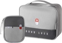 Borse di pronto soccorso da viaggio Forniture mediche Bag isolato Kit di sicurezza conveniente per la famiglia all'aperto Escursionismo Camping Car Office Workplace,Grey