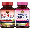 Vitalitown Probiotici e Supplemento al Ferro da stiro Bundle