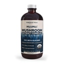 MycoMax Mushroom Complex - 70% Beta Glucans, Max Potency Mushroom Supplement, US Grown + Ultrasonic Extraction - Lions Mane, Cordyceps, Reishi & More - Promuove la cognizione, Immunity, Energy - 8 oz.