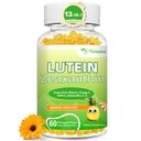 Lutein 20 mg con Zeaxanthin Gummies, Lutein e Zeaxanthin Supplementi con le vitamine dell'occhio C, E, Bilberry for Eye Health - 60Cts