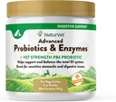 NaturVet – Probiotici Avanzati & Enzimi - Plus Vet Strength PB6 Probiotic | Supporti e Bilancia Animali domestici con Stomach Sensibili & Digestive Issues | per Cani & Gatti (4 oz)