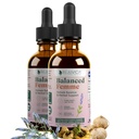 Rejuvica Health Balanced Femme - Supporto per Menopause per Flash Hot & Female Balance - Liquid Delivery for Better Absorption - Black Cohosh, Dong Quai, Vitex, Maca Root & More!