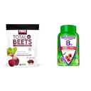 Fattore di Forza Total Beets Chews con Beetroot & Grapeseed Extract Plus Vitafusion B12 Gummies, 90 Conte Cherry Flavor