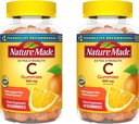 Dosaggio di vitamina C 500 mg per porzione, Integratore alimentare per il supporto immunitario, 60 Gummies, 30 giorni di alimentazione (Pack of 2)