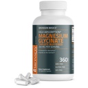 Bronson Magnesium Glycinate 200mg ad alto assorbimento Chelated Gentle Buffered On The Stomach Non-GMO, 360 capsule vegetariane