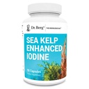 Dr. Berg Sea Kelp Iodio potenziato - 200 mcg di Iodio Premium - Miscela alghe marine Include Klamath Blue-Green Algae & Sea Kelp - 90 capsule