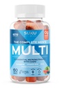 SUKU Men's Daily Multivitamin Gummies – Vitamine A, B12, C, D3, E, Zinco, CoQ10 & Lycopene – Prosta, Cuore e Supporto Immune – Senza zucchero, Vegan, Frutta Mista Fusione – 60 Conte