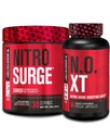 Jacked Factory Nitrosurge Shred Thermogenic Pre-Workout in Watermelon & N.O. XT Nitric Oxide Booster per uomini e donne
