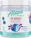 Alani Nu Pre Workout Polvere Blue Slush, Amino Energy Boost, Endurance Supplement, Sugar Free, 200 mg di caffeina, L-teanina, Beta-Alanine, L-Citrulline, 30 Serve