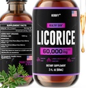 HERBIFY Estratto di radice di liquirizia - Supplemento di liquirizia potente - Supplemento di supporto polmonare - Estratto di liquirizia per la salute della pelle e il supporto immunitario - Made in Italy - 2oz