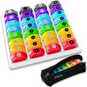 Organizzatore di pillole mensile 1-Time a-Day: 30 giorni organizzatrice di pillole con etichette, scatola di pillole mensile portatile, titolare di pillole mese ith portatile Zipper Bag per la vitamina, medicina, olio di pesce, integratori