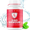 SIBO | Rilievo IBS (Trattamento di grado clinico) Bloating, Diarrea, Gut Leaky, Gas | Delayed Release Peppermint | Supplemento Efficace Su Sindrome Irritable Bowel & Small Intestine Bacteria Overgrowth