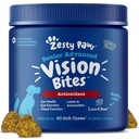 Zesty Paws Eye Supplement per cani - Vision Support con antiossidanti e acidi grassi Omega 3 - 90 Chews