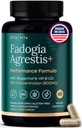Fadogia organica Agrestis 600mg per il supporto di prova naturale (2X Più puro - 3X Più assorbente) Atleto approvato - Supporta la crescita e il recupero del muscolo, Livelli di energia sana, Drive, Stamina & Mood - 60ct