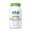 Iperbiotici Vital Nutrienti Prebiotici e Probiotici per le donne e gli uomini | 60 miliardi di CFU | Pre e Probiotici Supporta la salute digestiva, costipazione, diarrea, gas &amp; Bloating | 60 capsule vegane
