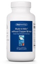 Gruppo di Ricerca Allergia Multi-Vi-Min Senza Rame & Ferro - Multivitamina per Uomini & Donne, Complesso Minerale, Nutrienti attivi, con Iodina - 150 Conte