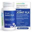 NaturaCity True-Joint FLX Joint Supplement Formula (120 Capsules) | TamaFlex, Membrana NEM Eggshell, Levagen+ PEA & CuberUp | Supporta il comfort congiunto, Flessibilità, Mobilità, Funzione & Cartilage Salute