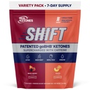 BHB chetoni esogeni Bere Miscela Pacchetti Keto Electrolytes senza zucchero con 4 elettroliti Principali Più Idratazione brevettata Keto BHB - 7 Conta Peach, bacche miste