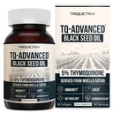 Black Seed Oil Softgels | 5% Thymoquinone - TQ-Advanced® | Alta potenza - 500 mg per capsula - 15:1 Concentrato da Nigella Sativa Extract, Raw Form, Vegan Formula, Glass Bottle (60 Softgels)