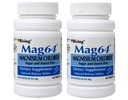 Rising Mag64 Magnesio cloruro Integratore alimentare Delayed-Release Tablets 64 mg, 60 compresse (Pacchetto di 2)