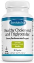 Euromedica colesterolo sano e trigliceridi - 60 capsule - Studi clinici Amla - Supporta livelli HDL & Trigliceridi sani - Non-GMO, Vegan, Kosher - 30 Serve
