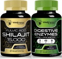 BENESSERE LABSRX Estratto di enzimi digestivi | capsule Shilajit
