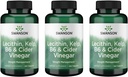 Swanson Lecithin Kelp B-6 & Sider Aceto 240 Tab (3 Confezione)