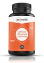 Aromatik Caffeina L-Theanine Focus Supplement | Caffeina (100 mg) + L-teanina (200 mg) + B Vitamine | Energy Focus Cognition | USA Made in FDA Registered Facility | Vegan Capsule | 120 Servings