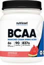 Polvere BCAA Nutricost (Watermelon, 90 Serv) - Rapporto ottimale 2:1:1:1