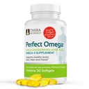 Therabotanics Perfect Omega Fish Oil Supplement EPA & DHA – Alto assorbimento, concentrato Omega 3 per il cuore, cervello, occhio, e la salute metabolica - Alaskan Fish Oil Softgels - 30 conteggio (pacchetto di 1)