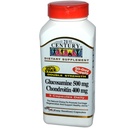 21st Century Glucosamine Chondroitin 500/400mg - Doppia resistenza, cp 150 Conte