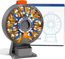 Odaro Large Pill Dispenser, Organizzatore settimanale Pillola 7 giorno Am Pm / scatola di pillole di 14 giorni, Organizzatore di pillole di medicina quotidiana con uso a parete o in piedi per vitamina, supplemento, medicina - grigio